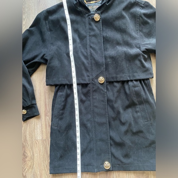 St. John Coat Collection by Marie Gray Hooded Long Jacket - Picture 9 of 15